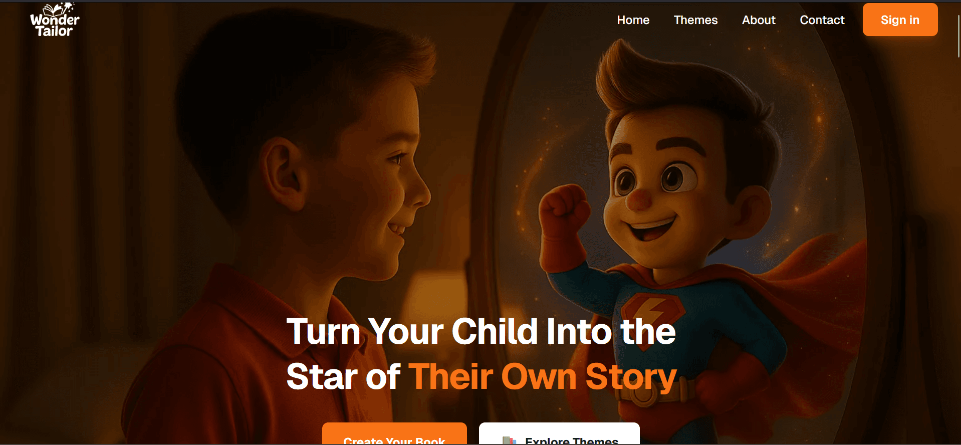 WonderTailor — Children project screenshot